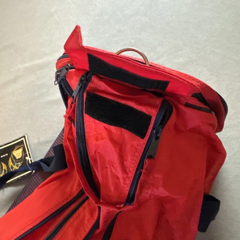 Vintage Retro 90's MacGregor Sport Duffle Bag Teal Red 24x12x11